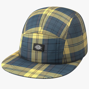 Dickies Hornbeck Check 5 Panel Cap 3D model