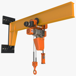 Pro Inch Beam Electric Chain Hoist 1T 3D