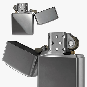 3D Metal Lighter model