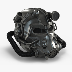 3D T 60 Power Armor Helmet model