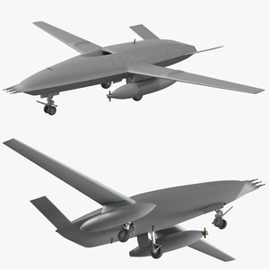 Aerial Refueling Drone 3D