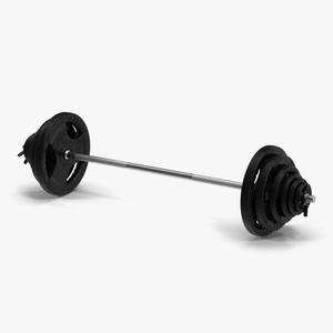 3D model Barbell and Plates 2