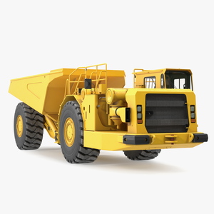 3D Underground Mining Truck Rigged