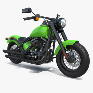 3D Classic Motorcycle Generic