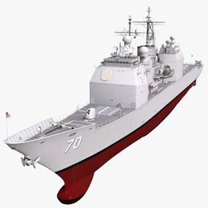 3D Ticonderoga Class Cruiser Lake Erie CG 70