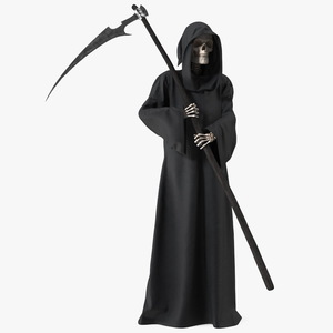 Death Holding a Scythe 3D