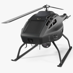 UAV Helicopter 3D model