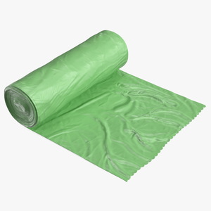 Eco Garbage Bag Unrolled 3D model