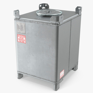 3D Stainless Steel IBC Container Cube 350gal