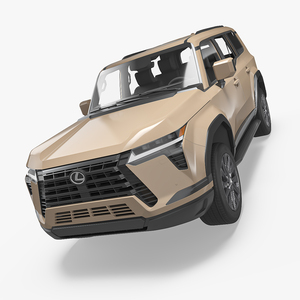 Lexus GX 550 SUV Brown 3D