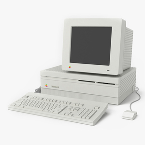 3D model Vintage Apple Macintosh II Computer
