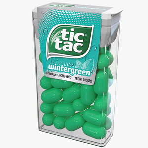 3D model Tic Tac Wintergreen Candy