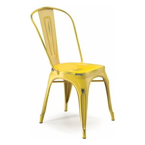 Yellow Stackable Chair 3D