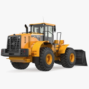 Hyundai HL730 Front End Loader Rigged 3D