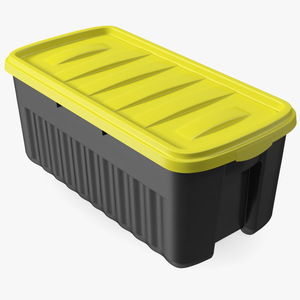 3D Rugged Polyethylene Storage Bin 50 Gallon