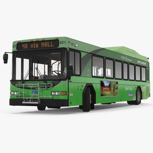 3D model Gillig Low Floor Hybrid Bus Intercity Transit