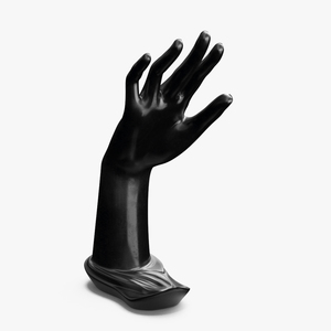 Right Hand Jewelry Display Black 3D