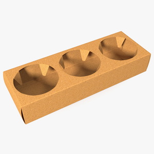 Paper Board Cup Holder 3D