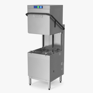 3D model Dishwasher Hood Type Hobart AM900 Rigged