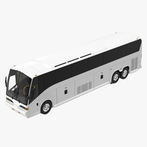 Charter Bus Rigged for Maya 3D