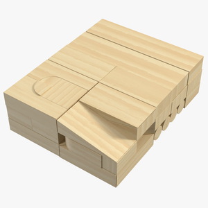 3D Wooden Constructor model