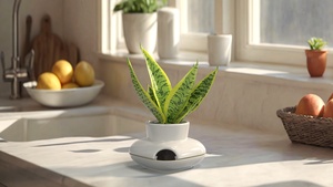 3D model Sagaform Single Herb Pot White