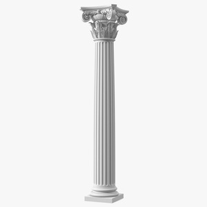 3D Modern Composite Column model