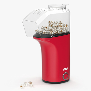 3D model Popcorn Maker Machine Dash Red