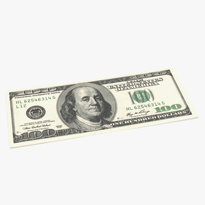 3D model 100 Dollar Bill