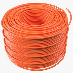 3D model Orange Electrical Conduit