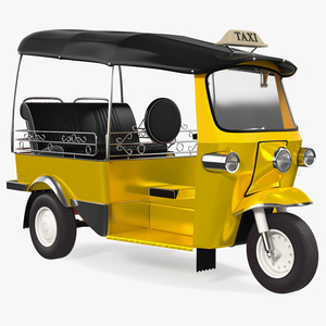 Three Wheeler Auto Rickshaw 3D