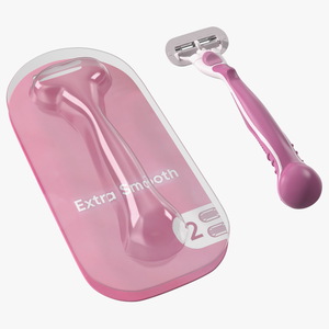 3D Razor for Women with Package model