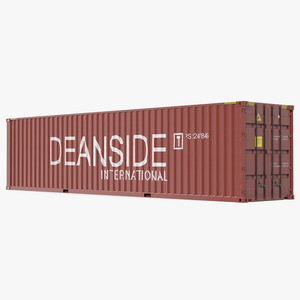 3D High Cube Shipping Container 40FT model