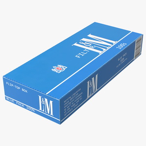 Carton Cigarettes Box LM 3D model