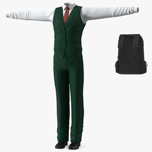 Teenage School Uniform 3D