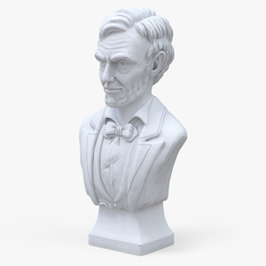 3D Bust of Lincoln for 3D Print model