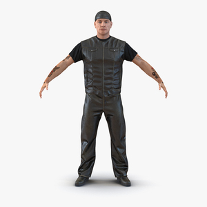 Biker Man Generic 3D