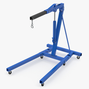 Hydraulic Engine Crane 3D