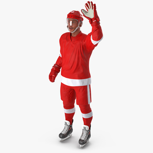 3D model Hockey Player Generic 2 Rigged