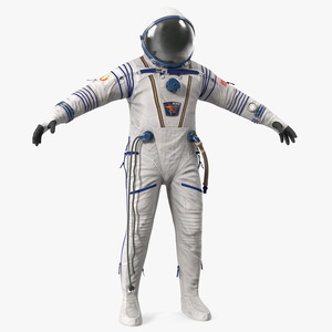 3D model Russian Sokol KV-2 Pressurized Spacesuit