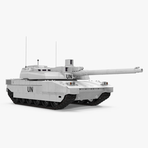 Tank AMX 56 Leclerc United Nations 3D model