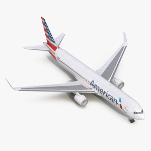 Boeing 767 300ER American Airlines 3D model