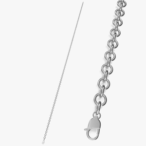 3D Cable Chain Silver model