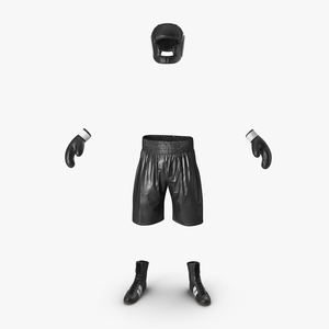 Boxing Gear Black 3D