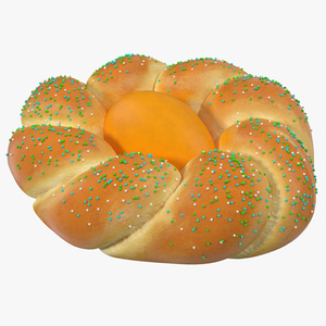 Easter Bread 2 3D model