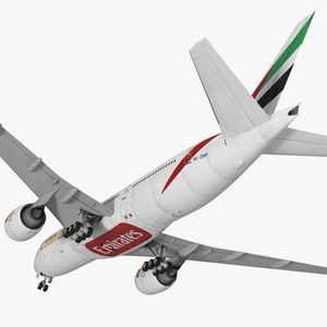 Boeing 777 200 Emirates Airlines 3D