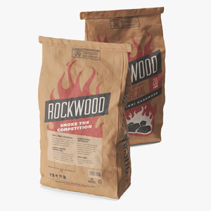 3D Charcoal Bag Rockwood Closed model