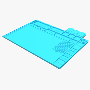 Silicone Repair Mat Blue 3D model