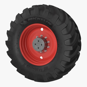 Michelin Tractor Wheel 3D