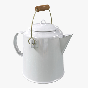 3D model Camping Coffee Pot 2